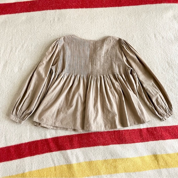 Ichi antiquites hand dyed cotton khadi pintuck shirt - Picture 11 of 12